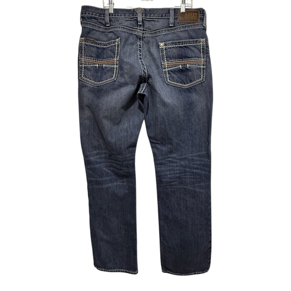 Ariat M4 Coltrane Relaxed Bootcut Jeans Durango Wash 38/34 - Picture 10 of 16